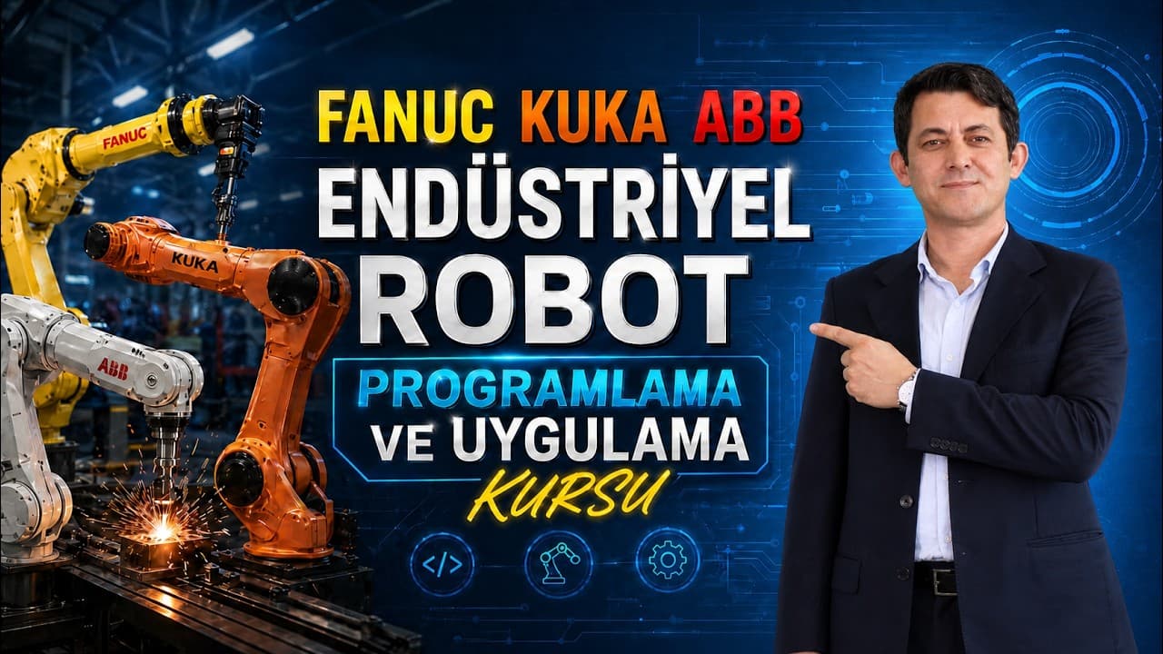 Fanuc Kuka Abb Endüstriyel Robot Programlama ve Uygulama Kursu